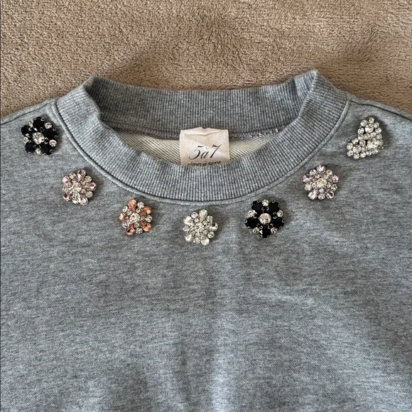 Cinq a sept Embellished Crewneck size S - Picture 6 of 8